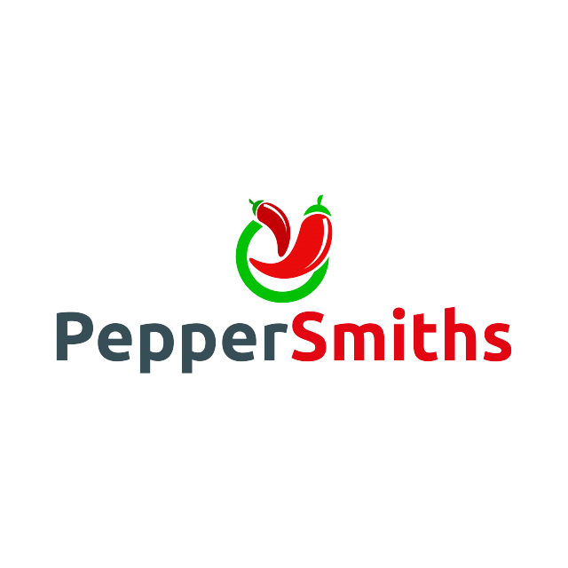 PepperSmiths.com logo, a brandable .com business name for sale