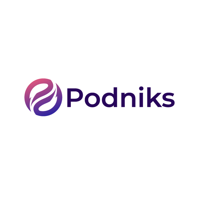 podniks.com logo, a brandable .com business name for sale