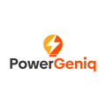 PowerGeniq.com logo, a brandable .com business name for sale