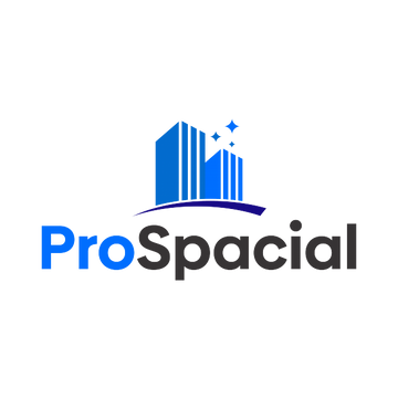 ProSpacial.com logo, a brandable .com business name for sale