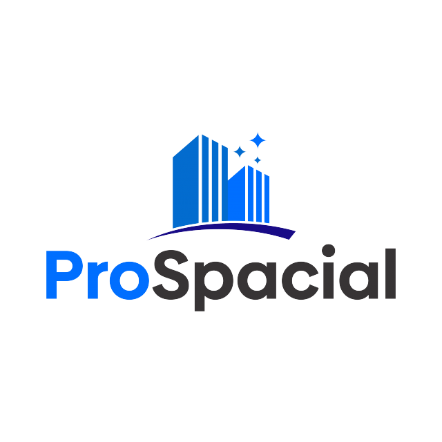 ProSpacial.com logo, a brandable .com business name for sale