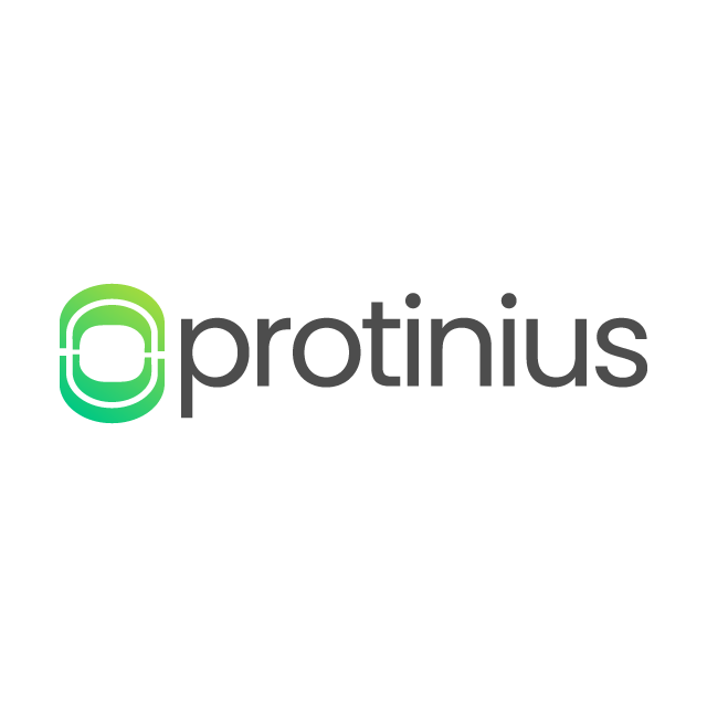 Protinius.com logo, a brandable .com business name for sale