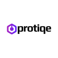 Protiqe.com logo, a brandable .com business name for sale