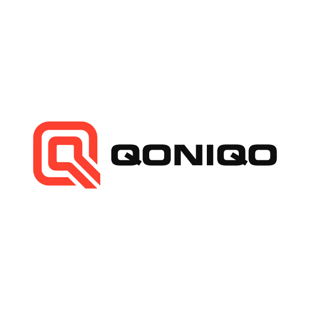 Qoniqo.com logo, a brandable .com business name for sale