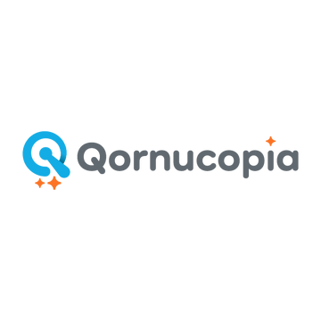 qornucopia.com logo, a brandable .com business name for sale