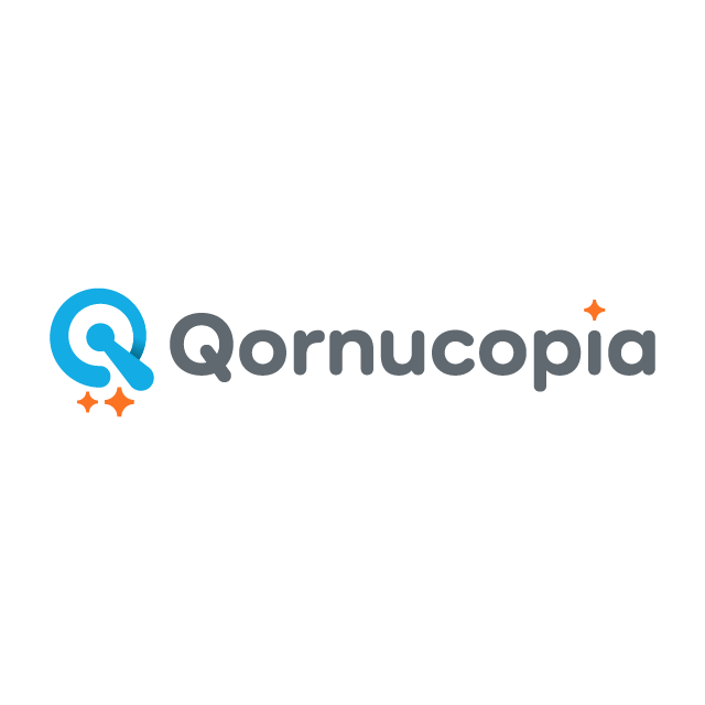 qornucopia.com logo, a brandable .com business name for sale