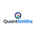 QuantSmiths.com logo, a brandable .com business name for sale