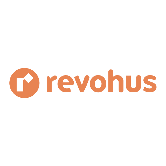 revohus.com logo, a brandable .com business name for sale