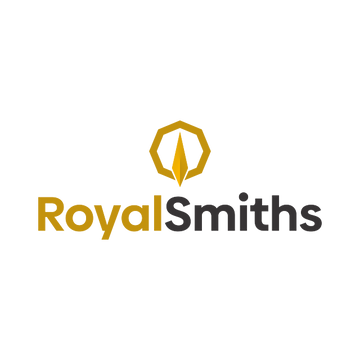 RoyalSmiths.com logo, a brandable .com business name for sale