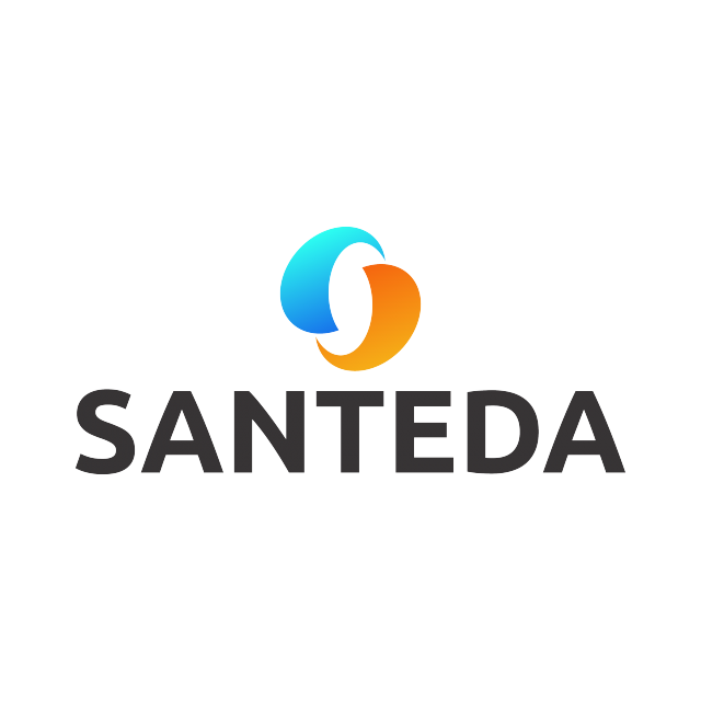 santeda.com logo, a brandable .com business name for sale