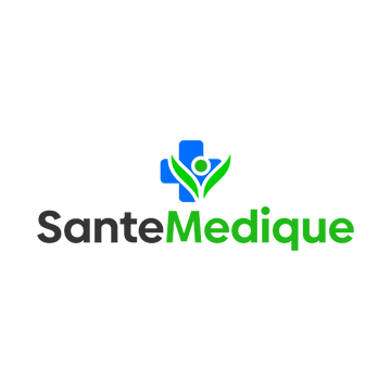 SanteMedique.com logo, a brandable .com business name for sale