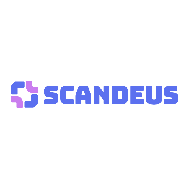 Scandeus.com logo, a brandable .com business name for sale