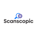 Scanscopic.com logo, a brandable .com business name for sale
