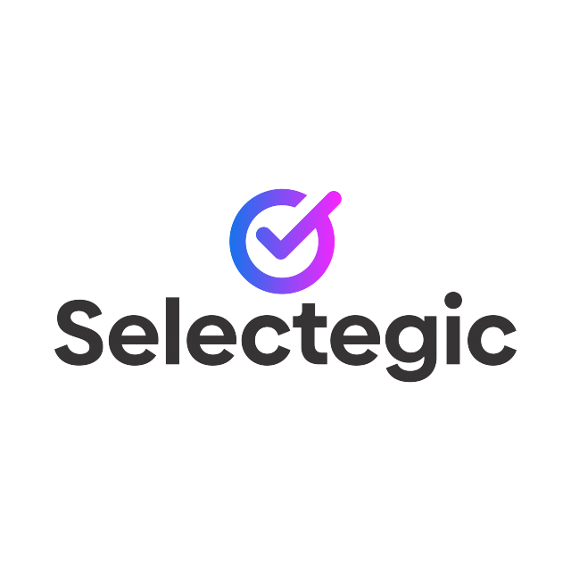selectegic.com logo, a brandable .com business name for sale
