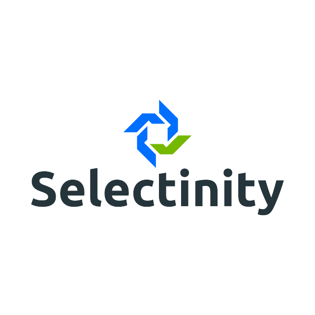 Selectinity.com logo, a brandable .com business name for sale