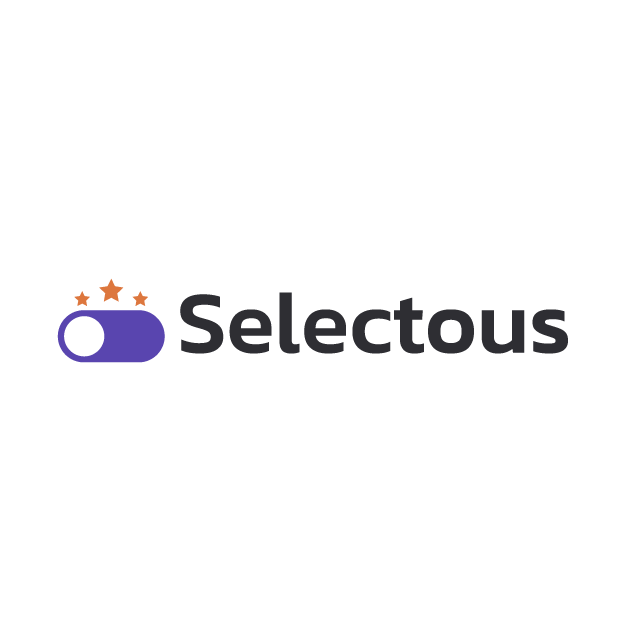 Selectous.com logo, a brandable .com business name for sale