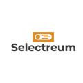 Selectreum.com logo, a brandable .com business name for sale
