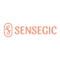 Sensegic.com logo, a brandable .com business name for sale