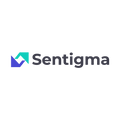 Sentigma.com logo, a brandable .com business name for sale