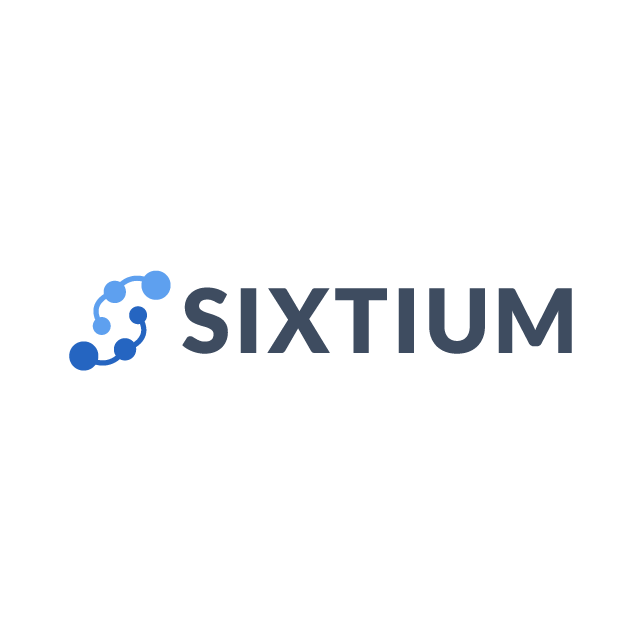 sixtium.com logo, a brandable .com business name for sale