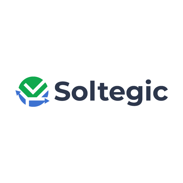 soltegic.com logo, a brandable .com business name for sale