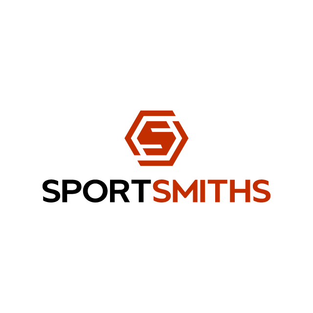 SportSmiths.com logo, a brandable .com business name for sale