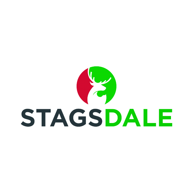 Stagsdale.com logo, a brandable .com business name for sale