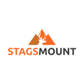 StagsMount.com logo, a brandable .com business name for sale