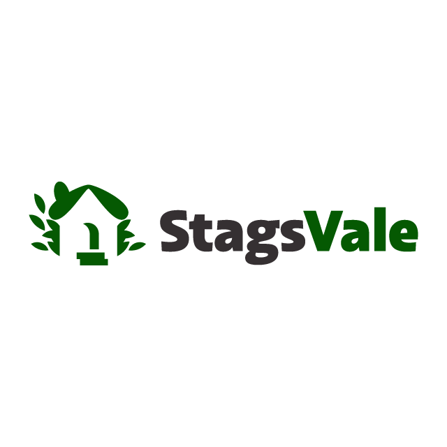 StagsVale.com logo, a brandable .com business name for sale