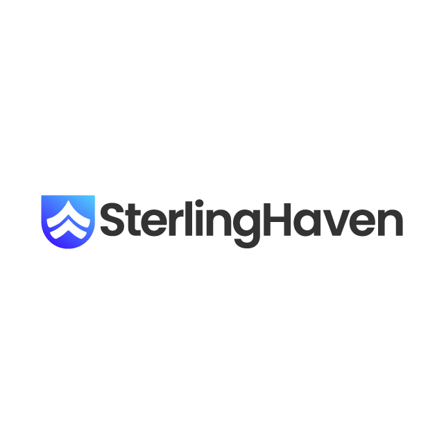 SterlingHaven.com logo, a brandable .com business name for sale