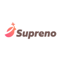 Supreno.com logo, a brandable .com business name for sale
