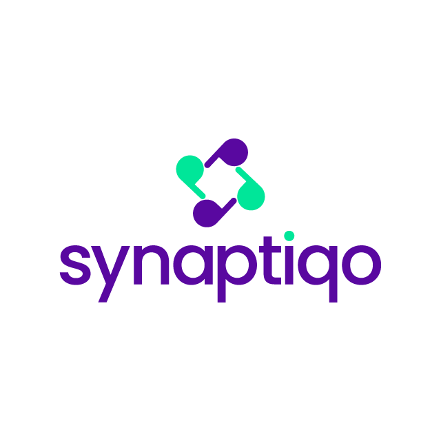Synaptiqo.com logo, a brandable .com business name for sale