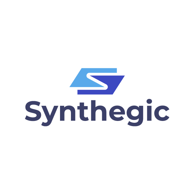 Synthegic.com logo, a brandable .com business name for sale