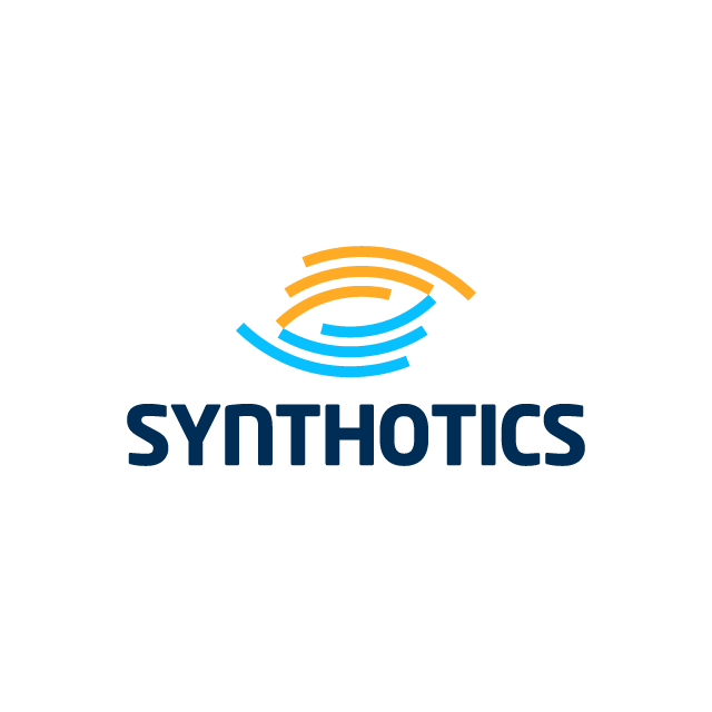 synthotics.com logo, a brandable .com business name for sale