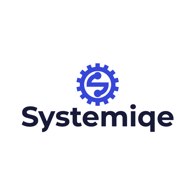 Systemiqe.com logo, a brandable .com business name for sale