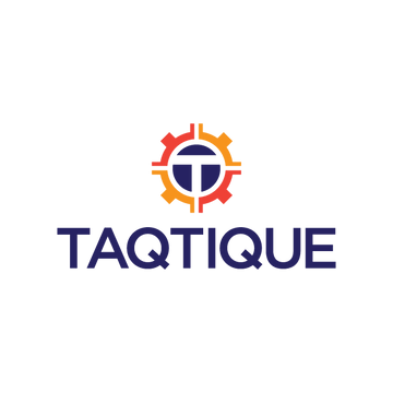 taqtique.com logo, a brandable .com business name for sale