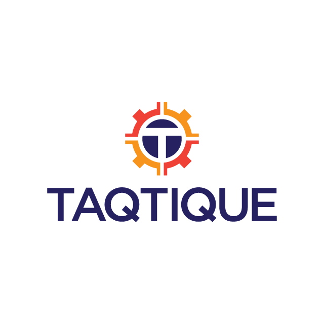 taqtique.com logo, a brandable .com business name for sale
