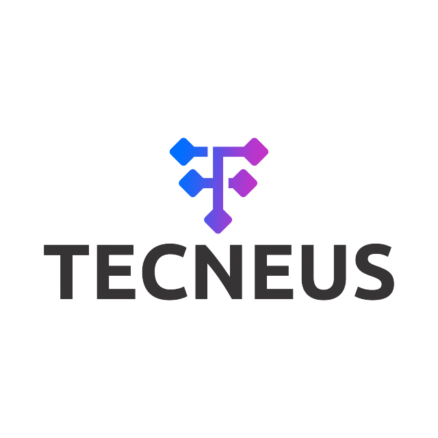 tecneus.com logo, a brandable .com business name for sale
