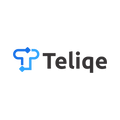 teliqe.com logo, a brandable .com business name for sale