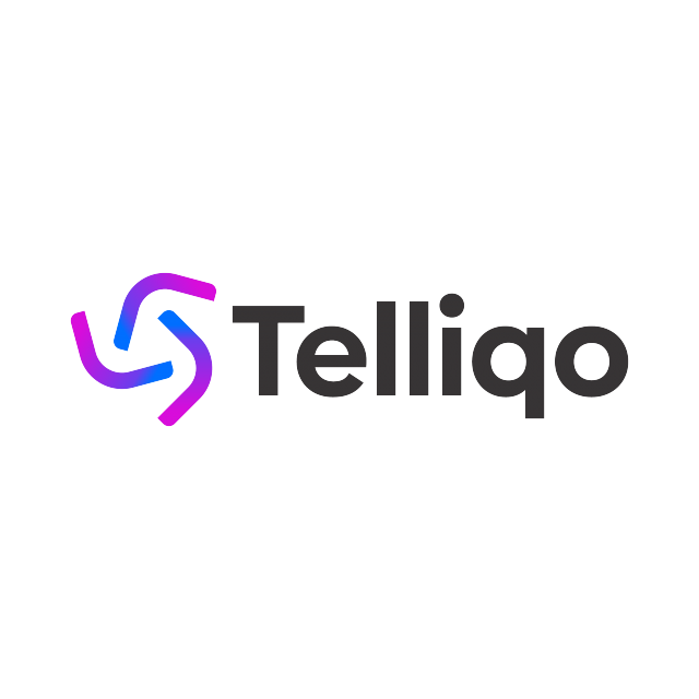 telliqo.com logo, a brandable .com business name for sale