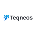 Teqneos.com logo, a brandable .com business name for sale