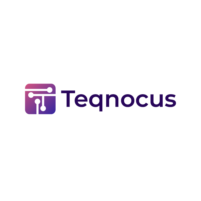 teqnocus.com logo, a brandable .com business name for sale