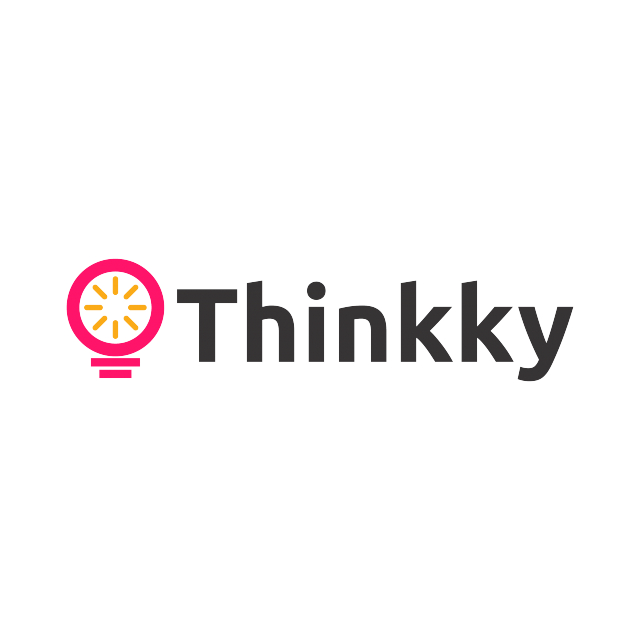 thinkky.com logo, a brandable .com business name for sale