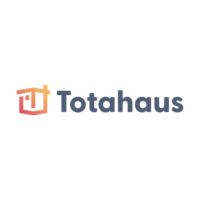 totahaus.com logo, a brandable .com business name for sale