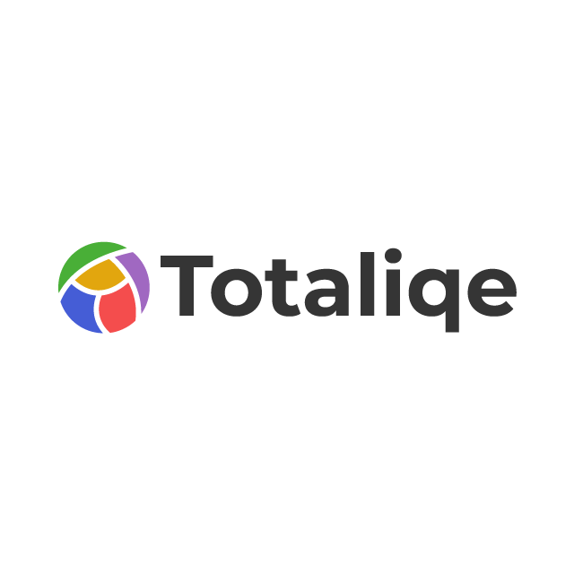 Totaliqe.com logo, a brandable .com business name for sale
