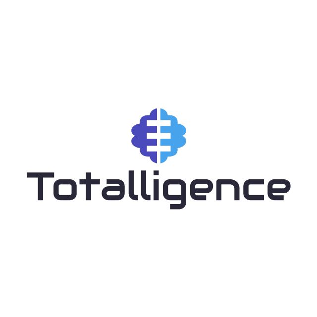 Totalligence.com logo, a brandable .com business name for sale