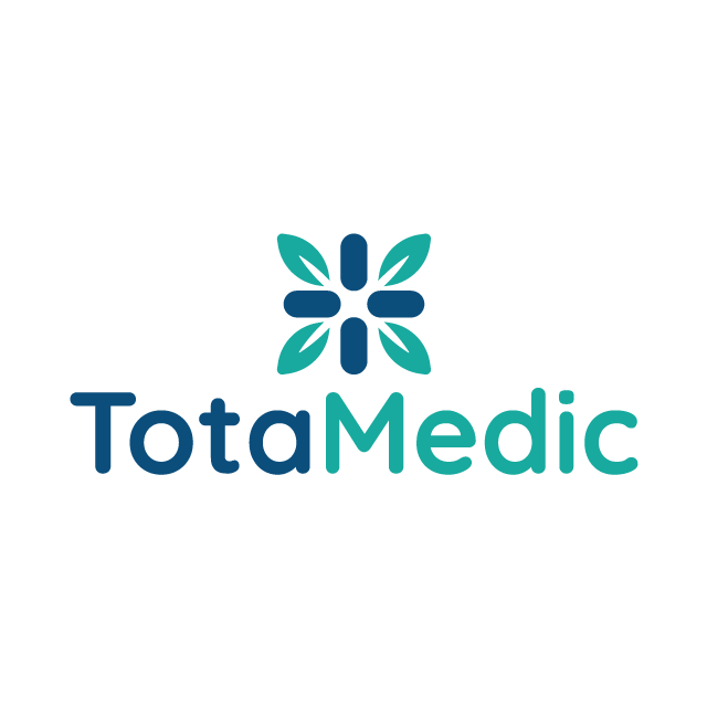 Totamedic.com logo, a brandable .com business name for sale