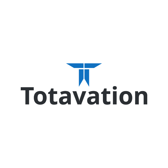 totavation.com logo, a brandable .com business name for sale