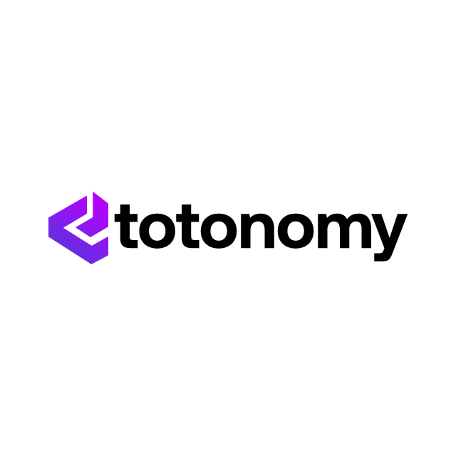 Totonomy.com logo, a brandable .com business name for sale