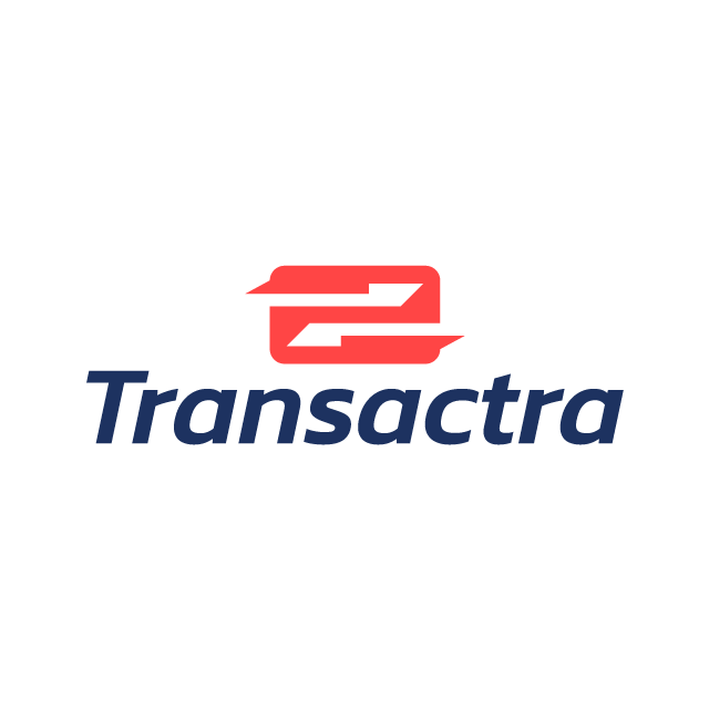 transactra.com logo, a brandable .com business name for sale